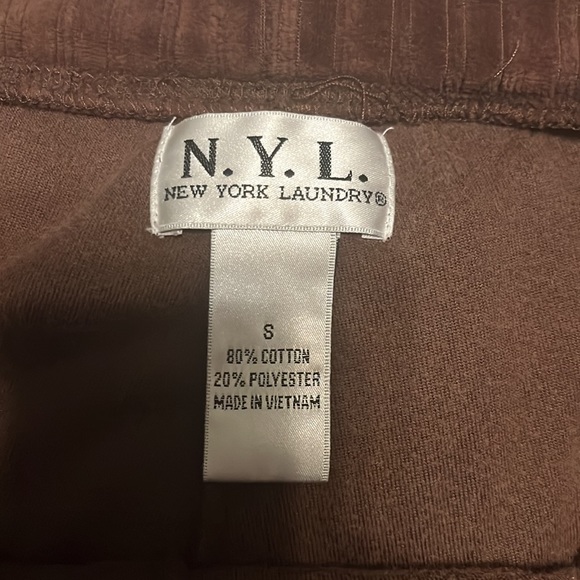 Y2K Brown Velvet Pants - Picture 4 of 4